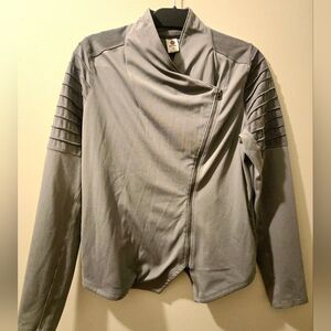 Soybu Charcoal Asymmetrical Zip Jacket
